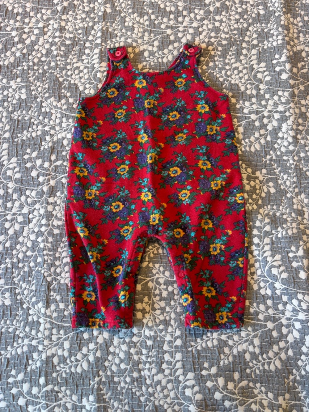 Vintage 1990’s Baby Gap overalls romper - 12-18 mo